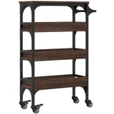 vidaXL Kuhinjska kolica boja hrasta 53 x 20 x 76 cm konstruirano drvo | shoptok.hr