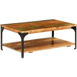  Stolić za kavu s policom od obnovljenog drva 100 x 60 x 35 cm Cijene