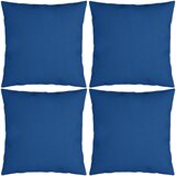 vidaXL Okrasne blazine 4 kosi kraljevsko modre 60x60 cm blago | Shoptok.si