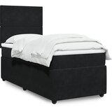 Box spring krevet s madracem crni 100x200 cm baršunasti | shoptok.hr