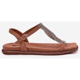 ARTIKER Flat Elegant Women's Sandals With Crystals | Eponuda.ba