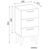 Hanah home noćni ormarić Bellini | Eponuda.com