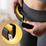  Hhm21 hula hop crno/žuti magnetski s utegom + brojačem hms | shoptok.hr