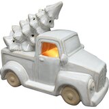 Mondex Figurica keramika Santa Lila Hytte 21.7x10.3x15.5 bela 1pc, (5000329579) Cene