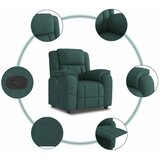  Naslonjač od tkanine tamnozeleni | shoptok.hr