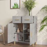 vidaXL komoda siva boja betona 69,5x34x89 cm od konstruiranog drva | shoptok.hr