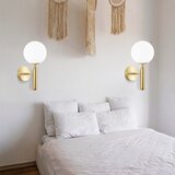Toolight Zidni svijećnjak G098-1W GOLD | shoptok.hr