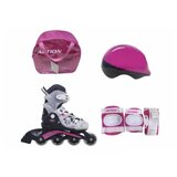 Senhai roler pw-116a dalmatinac rozi set pvc abec5 s(30-33) Cene