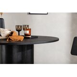 Venture Home Olivia okrugli blagovaonski stol ⌀110 cm, crni Slike