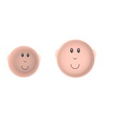 Matchstick monkey Monkey Plate & Bowl jedilni set za otroke Dusty Pink 1 kos Cene