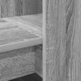  Stol s policom Siva Sonoma 122 x 67 x 145 cm Konstruirano drvo | shoptok.hr