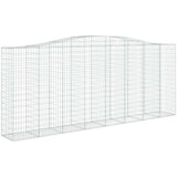  Lučne gabionske košare 7 kom 400x50x160/180cm pocinčano željezo | shoptok.hr