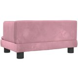  Krevet za pse ružičasti 60 x 40 x 30 cm baršunasti | shoptok.hr