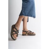 Capone Outfitters Women's Wedge Heel Laced Sandals cene