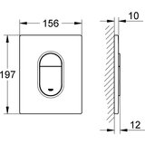 Grohe viseča brezrobna WC školjka z WC desko s počasnim zapiranjem SOLIDO 5 v 1 ( 39902000 ) | Shoptok.si