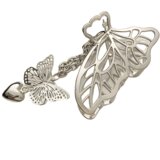 IZMAEL Sponka za lase Butterfly - Srebrna | Shoptok.si
