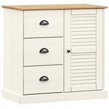  Komoda s ladicama VIGO 78x40x75 cm bijela od masivne borovine | shoptok.hr