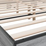  Okvir za krevet boja hrasta 150x200cm konstruirano drvo i metal | Eponuda.ba