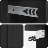  Noćni ormarić za montažu na zid 2 pcs Crna 33 x 34,5 x 24 cm | shoptok.hr