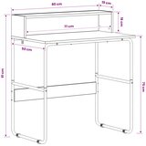  Stol s pohranom Hrast artisan 80 x 50 x 91 cm | shoptok.hr