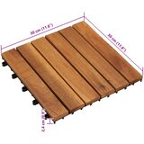  Pločice za decking 30 pcs Smeđa 30 x 30 cm Acacijsko drvo | Eponuda.ba