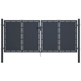  Vrata čelična 300 x 125 cm antracit Cijene