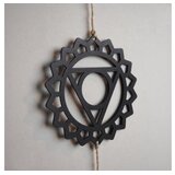 WALLXPERT APT406MS Zidna dekoracija Chakra, crna | Eponuda.ba