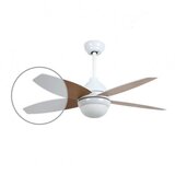 Niaros PLAFONSKI Ventilator 42' SA TAJMEROM I DALJINSKIM, BELI/DRVO EFEKAT | ePonuda.com