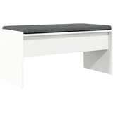  Klupa za hodnik s jastukom Bijelo 80 x 38 x 46 cm | shoptok.hr