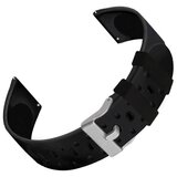INF Silikonski pašček za uro za Garmin Venu 2 Plus & Garmin 245, Samsung Galaxy, Huawei Watch Black, (21402555) | Shoptok.si