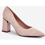 VINCEZA Elegant Heels On A Heel In Pink | shoptok.hr