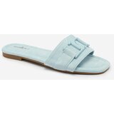 Resti Royalfashion Blue women's flip-flops with buckle Rydr | Shoptok.si
