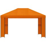 Gazebo 4 × 3 m Narančasta Poliester i čelik 190 gsm | shoptok.hr