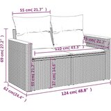 vidaXL 12-dijelni set vrtnih sofa od poliratana s jastucima sivi | shoptok.hr