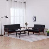  2-dijelni set sofa od umjetne kože crni | shoptok.hr