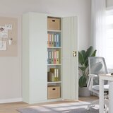 Ormarić za spise svjetlosivi 90 x 40 x 200 cm čelični | shoptok.hr