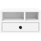 vidaXL Stojalo za tiskalnik belo 40x32x22,5 cm inženirski les | Shoptok.si
