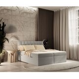 Maison de Rêve Svijetlo sivi boxspring krevet s prostorom za odlaganje 140x200 cm Novento – | shoptok.hr