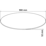 Stolna Ploča od Kaljenog Stakla Okrugla 900 mm | shoptok.hr