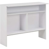 vidaXL Barski stol s 2 stolne ploče bijeli 130 x 40 x 120 cm | shoptok.hr