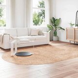 vidaXL Čupavi tepih s visokim vlaknima NAVARRA bež 300x200cm poliester | shoptok.hr
