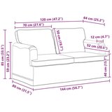 SOFA Tamno siva 142 x 80 x 85 cm Metal | shoptok.hr