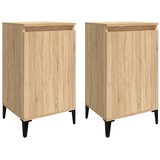 Maison Chic Dvo delni komplet Nočne omarice - Nočne mize sonoma hrast 40x35x70 cm inženirski les, (21687648) Cene
