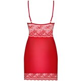 Obsessive Lovica - čipkasta spavaćica s tangama (crvena) - 2XL | shoptok.hr