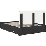  Okvir za krevet Crna 140 x 190 cm Konstruirano drvo | shoptok.hr