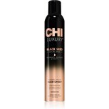 CHI Luxury Black Seed Oil Flexible Hold Hairspray lak za lase za fleksibilno učvrstitev 284 ml | Shoptok.si