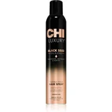 CHI Luxury Black Seed Oil Flexible Hold Hairspray lak za lase za fleksibilno učvrstitev 284 ml