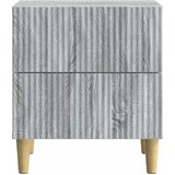  Noćni ormar s ladicama 2 pcs Siva sonoma 43 x 34,5 x 48 cm | Eponuda.ba