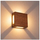  Brilagi - LED spoljno zidno svetlo QUADRAY 6W/230V, drveni dekor, IP54 | Eponuda.com
