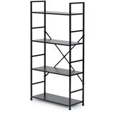 ModernHome LOFT polica za knjige, 4 razine Slike